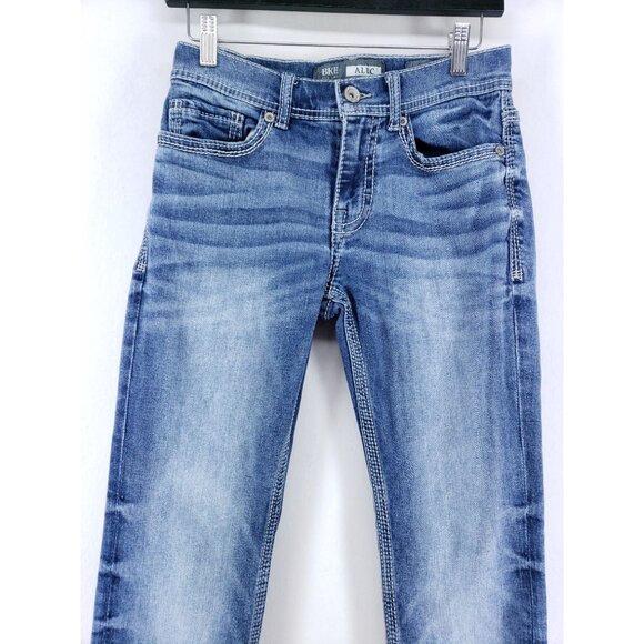 BKE Alec Straight Leg Jeans Mens Size 29R Medium Wash Denim Stretch - Picture 7 of 11